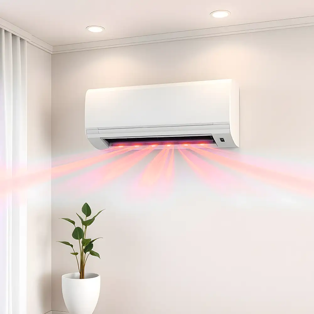 Topení klimatizací - ilustrační obrázek